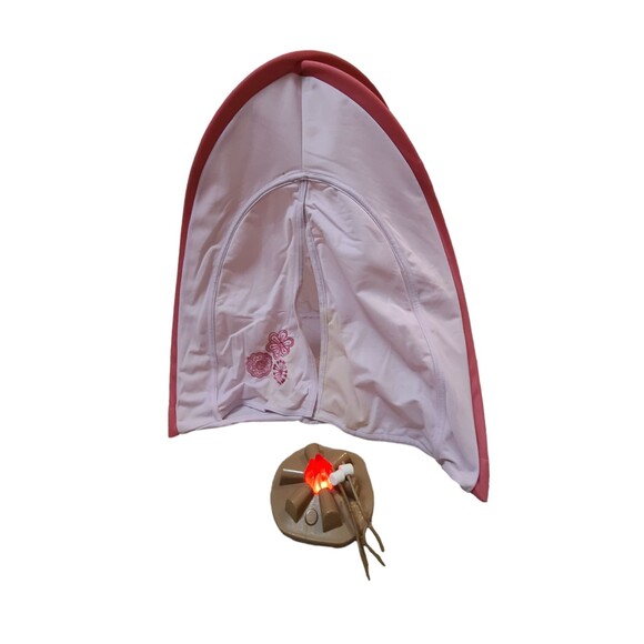 Journey Girls Doll Tent And Campfire with Marshmallows 18" Doll Camping Set - Picture 4 of 14